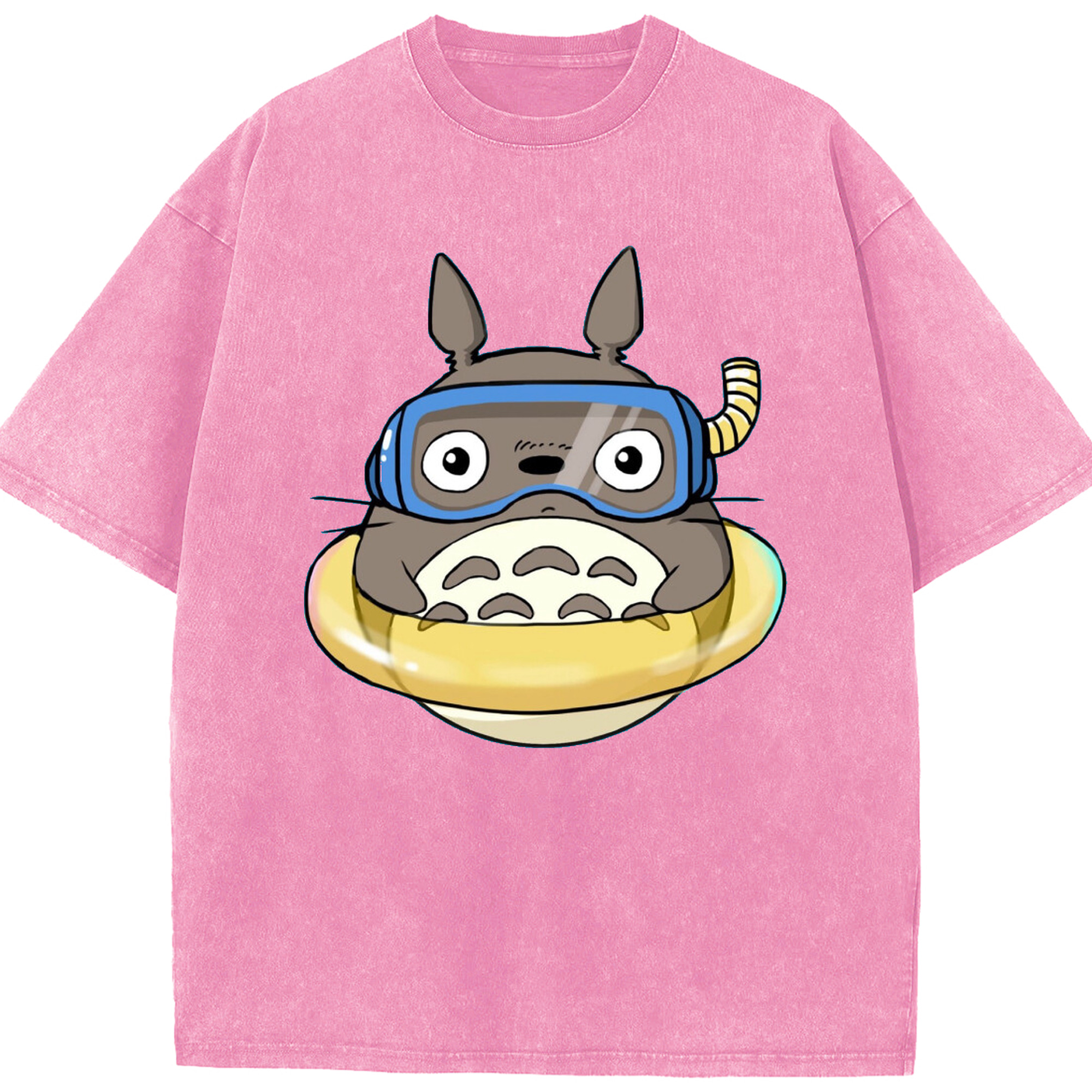 （画像用） となりのトトロ 草壁メイ 草壁サツキ My Neighbor Totoro Satsuki Kusakabe Mei Kusakabe 綿100% ヴィンテージ風 半袖Tシャツ（フロントプリント）